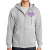 Essential Fleece Full Zip Hooded Sweatshirt Thumbnail